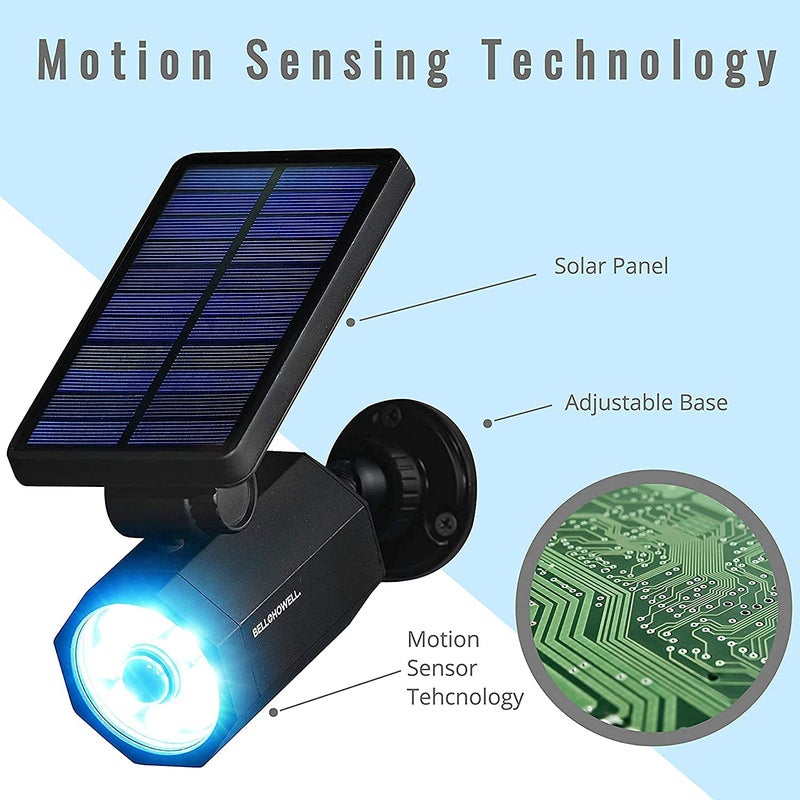 Bell Howell Bell+Howell Bionic Spotlight Deluxe Solar-Powered Spot Light 25 Feet Motion Sensor, Sun Panels, Waterproof Frost Resistant Patio, Yard and Outdoor Lighting As Seen On TV, Blackâ€¦ - Image 3